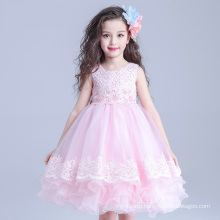 Cute Summer Kids Bowknot Tulle Dresses Prom Party Princess Ball Gown Formal Dress